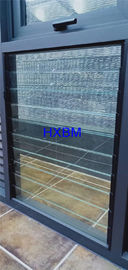 AS2047 النوافذ الزجاجية القياسية بفتحة من الألمنيوم مع شاشة أمان ثابتة